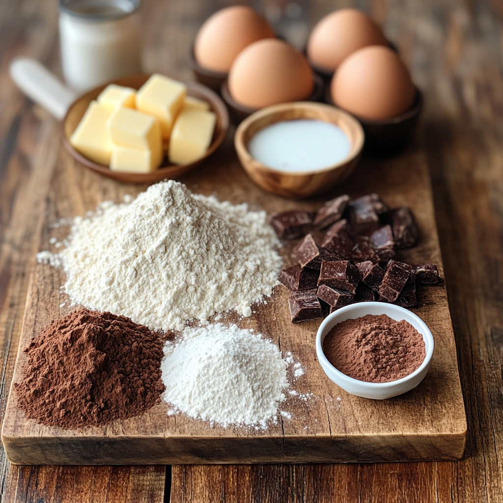 Black and White Cookies ingredients
