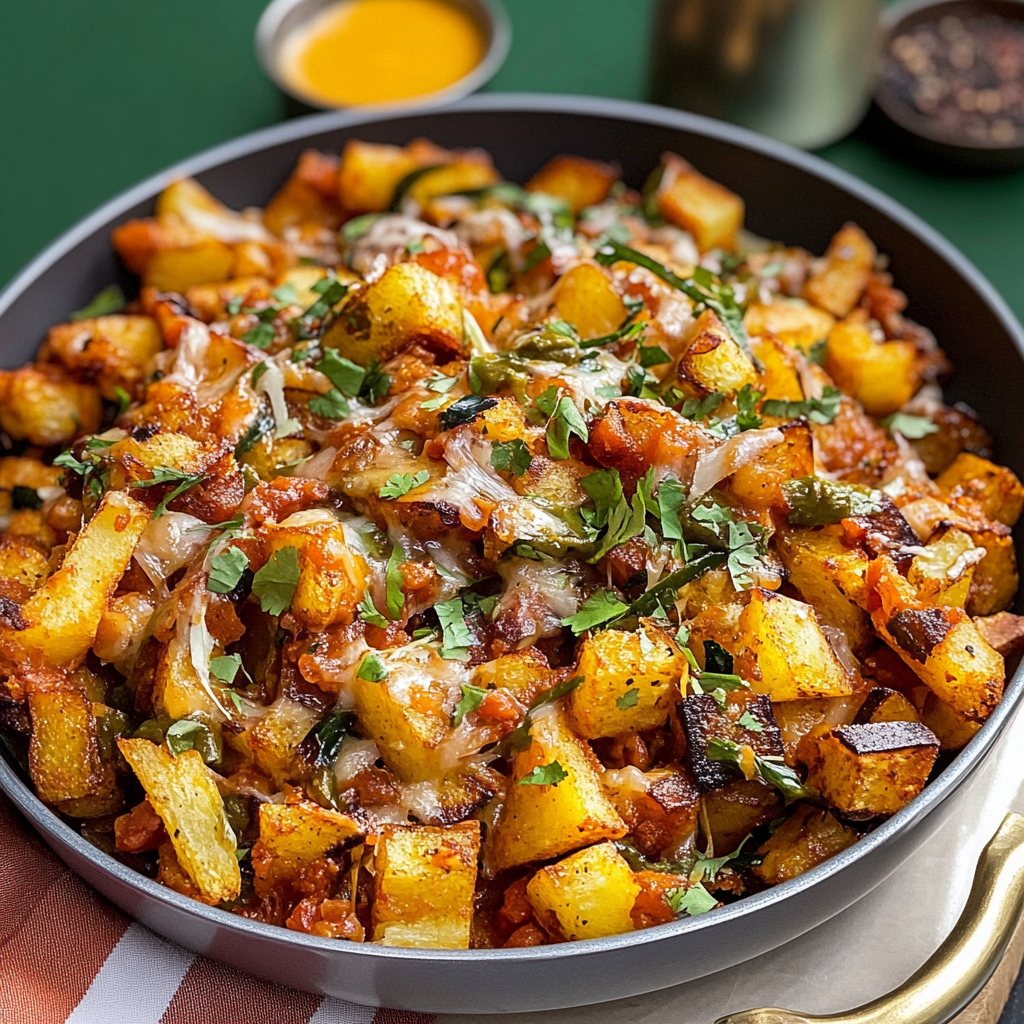 Cheesy Mexican Home Fries