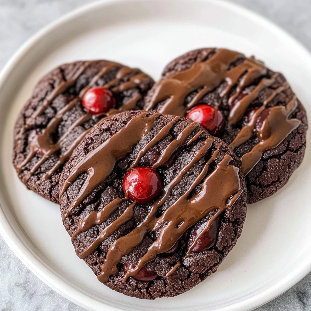 Chocolate Cherry Cookies
