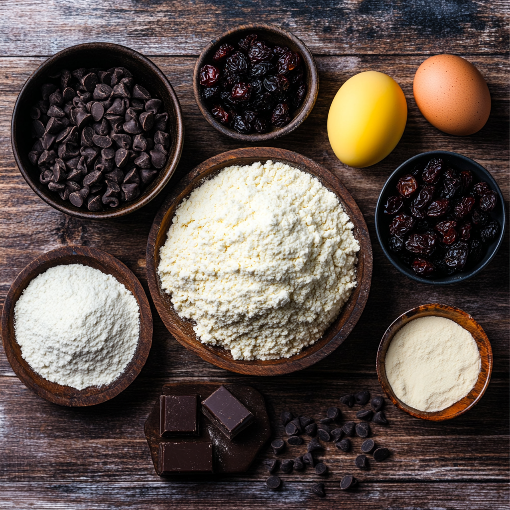 Chocolate Cherry Cookies ingredients