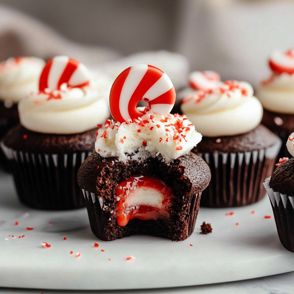 Chocolate Peppermint Cupcakes