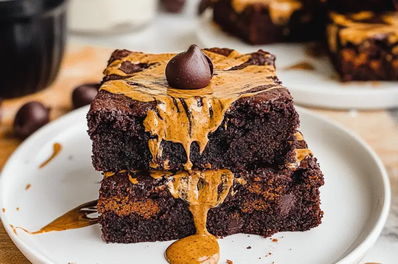 Chocolate Pumpkin Spice Brownie Cookie Bars