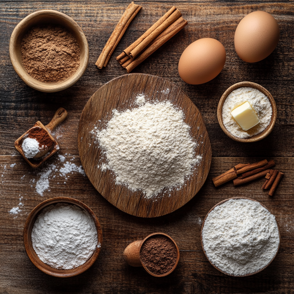 Cinnamon Star Cookies ingredients