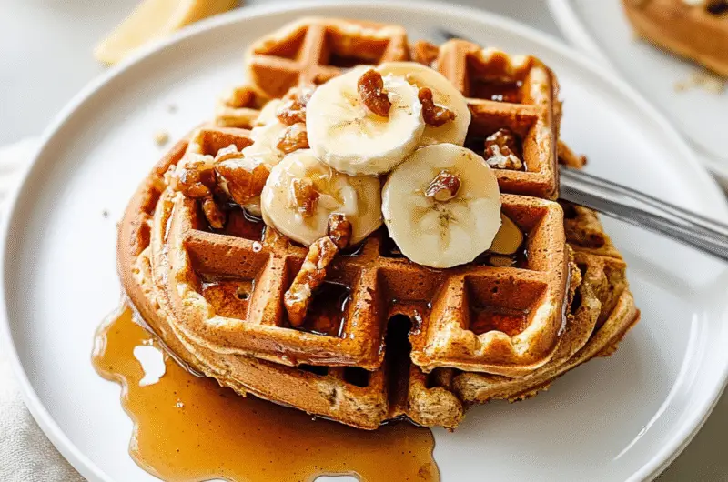 Cozy Whole Wheat Sweet Potato Waffles