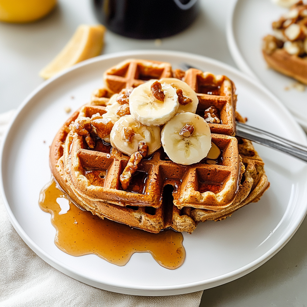 Cozy Whole Wheat Sweet Potato Waffles