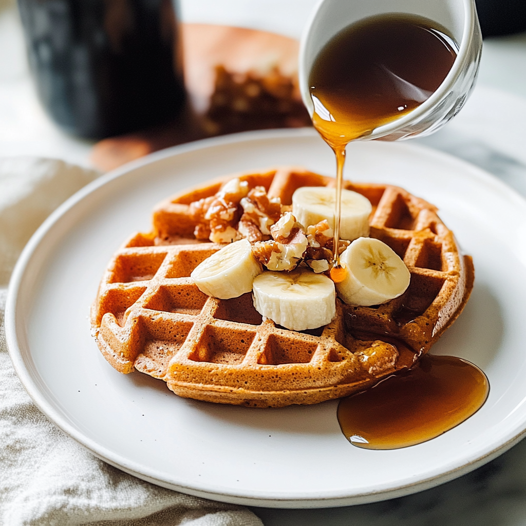 Cozy Whole Wheat Sweet Potato Waffles