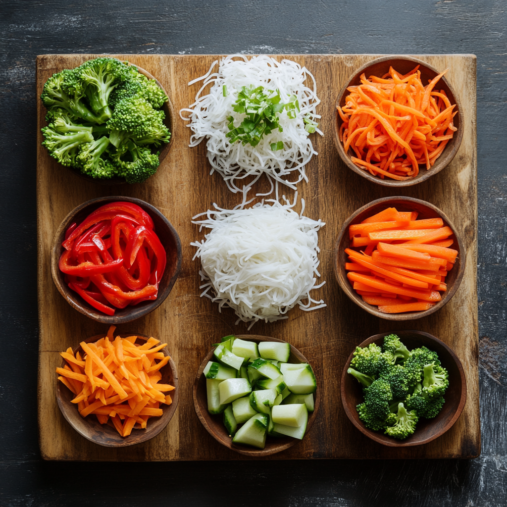 Creamy Coconut Curry Noodles ingredients
