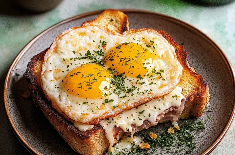 Crispy Ham Katsu Croque Madame