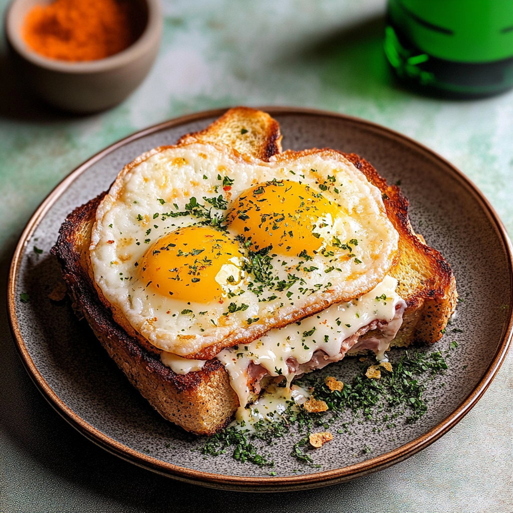 Crispy Ham Katsu Croque Madame