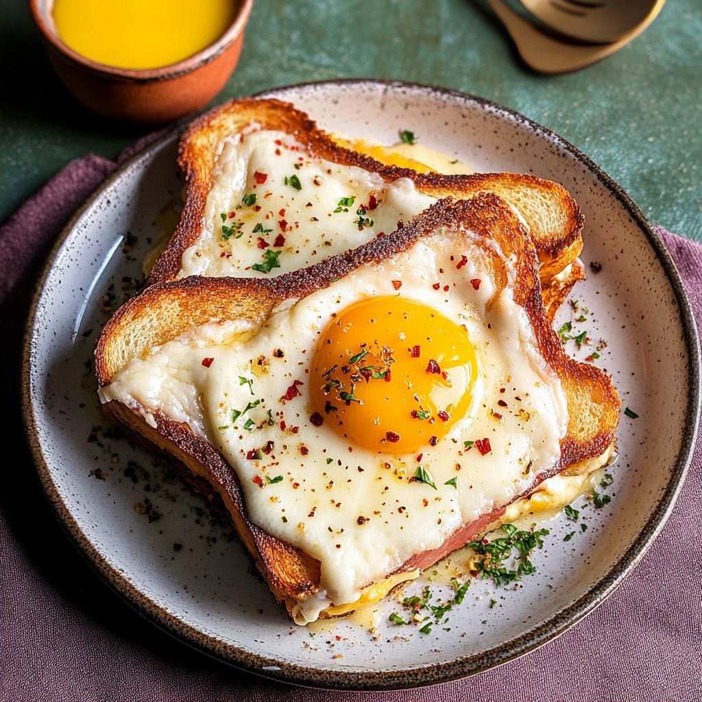 Crispy Ham Katsu Croque Madame