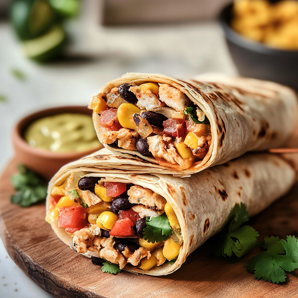 Crispy Vegetarian Burritos
