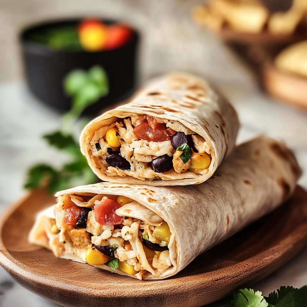 Crispy Vegetarian Burritos