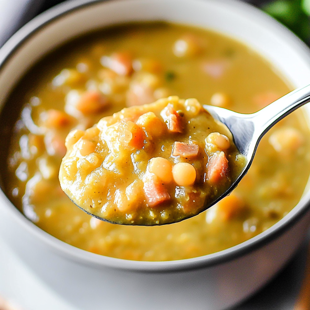 Crockpot Split Pea Ham Soup
