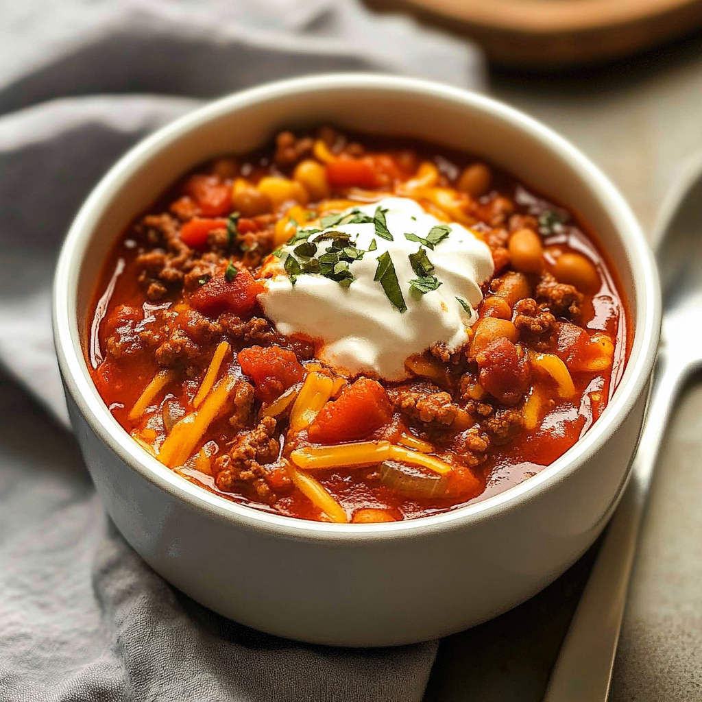 Easy Slow Cooker Chili