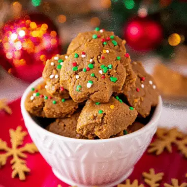 Edible Gingerbread Cookie Dough