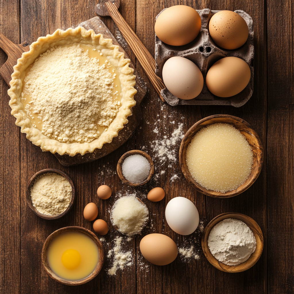 Eggnog Pie ingredients