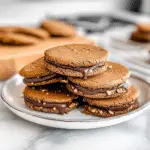 Gluten free Pecan Chocolate Sandwich Cookies
