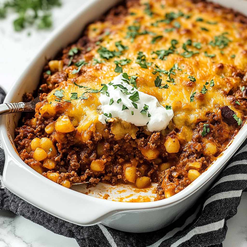 Ground Beef Potato Casserole