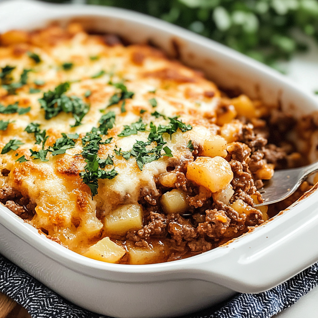 Ground Beef Potato Casserole