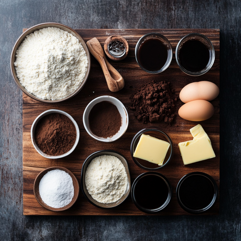Guinness Chocolate Bundt Cake ingredients
