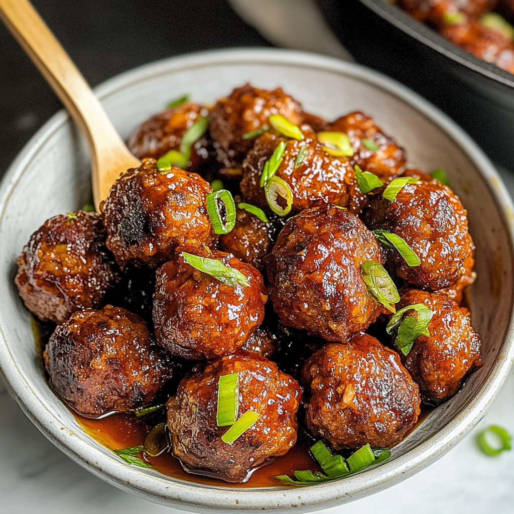 Honey Sriracha Meatballs