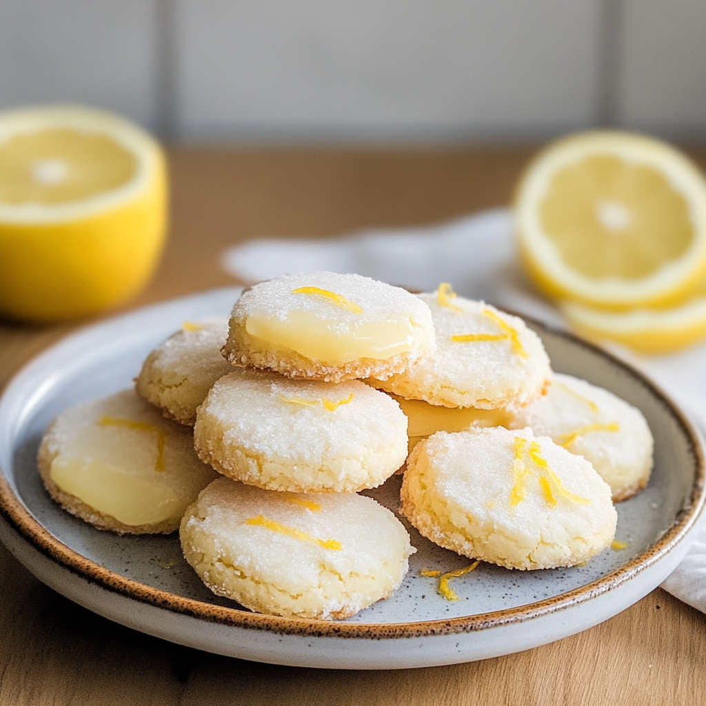 Lemon Shortbread Cookies