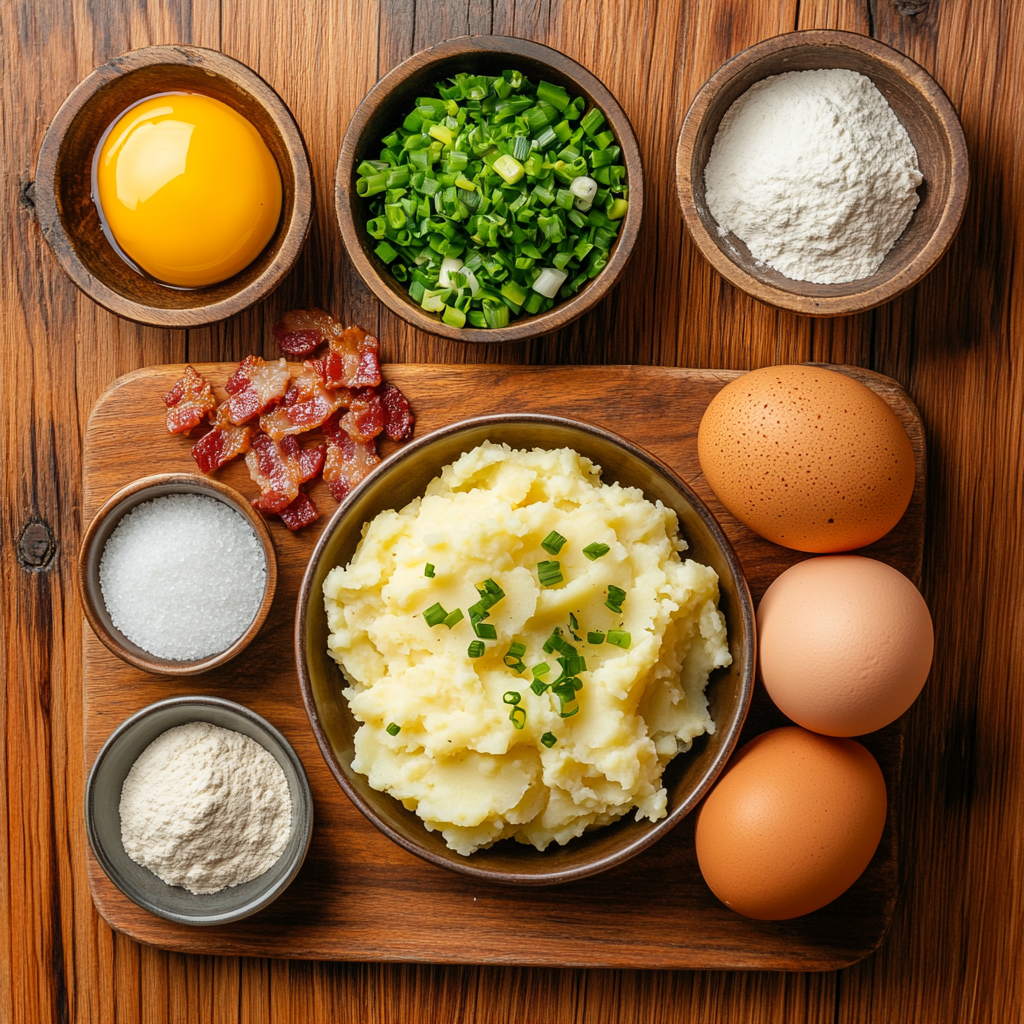 Mashed Potato Cakes ingredients