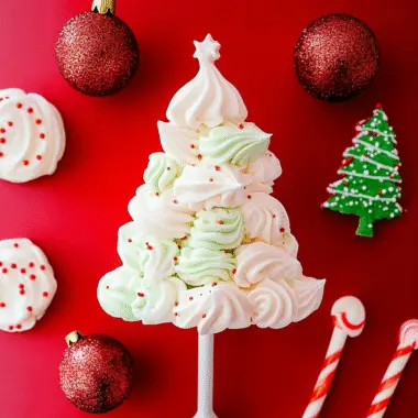 Meringue Christmas Trees