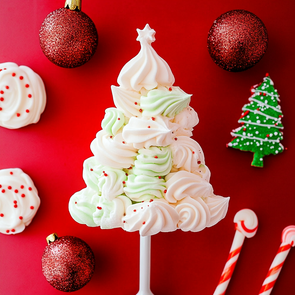 Meringue Christmas Trees