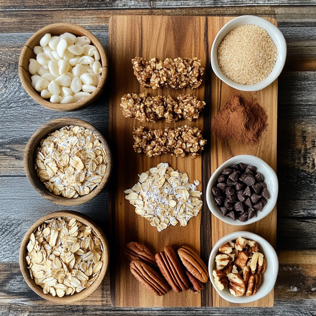 No Bake Cinnamon Roll Cookies ingredients