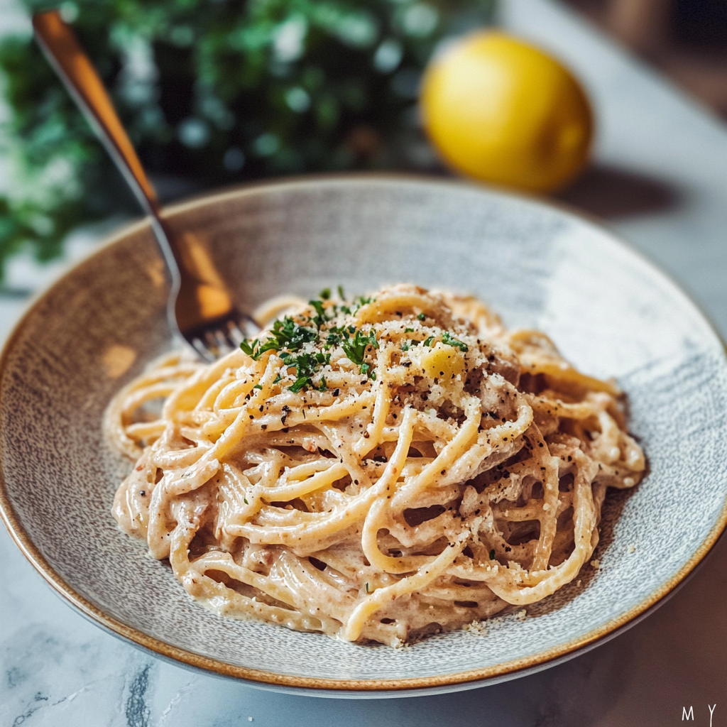 One-Pot Creamy Lemon Pasta