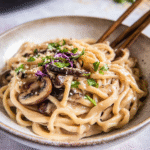 One-Pot Miso Pasta with Mushrooms