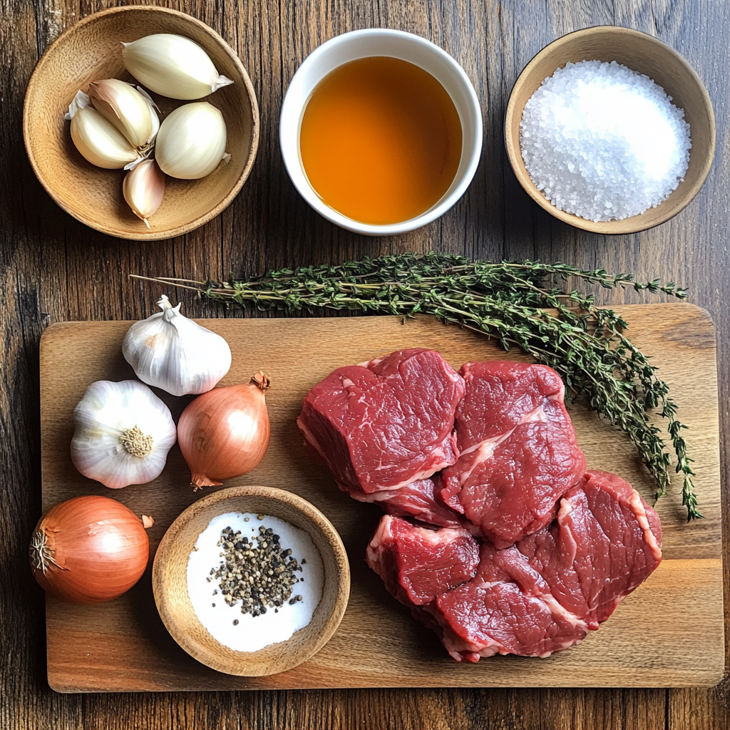 Oven Baked Chuck Roast ingredients