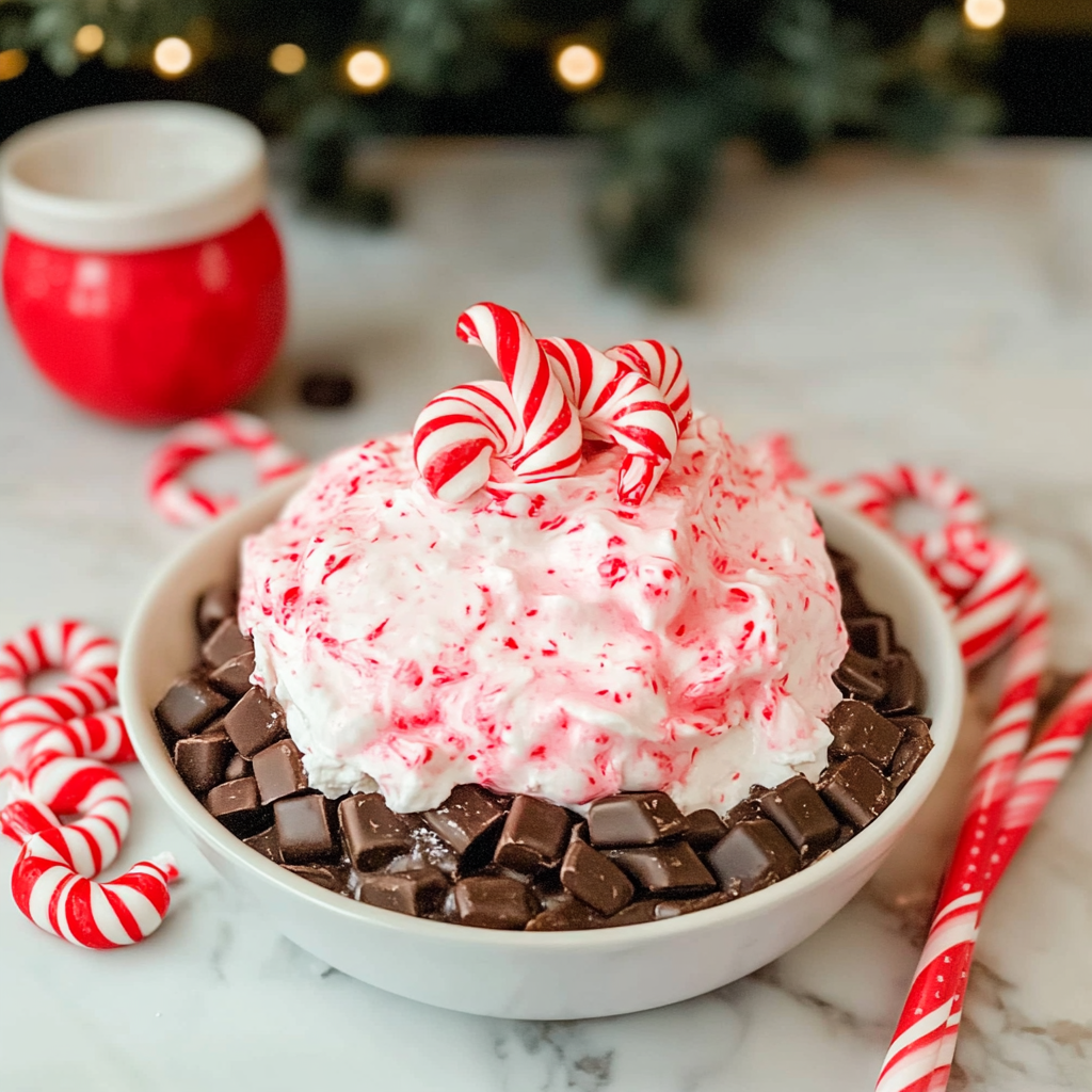 Peppermint Fluff Dip