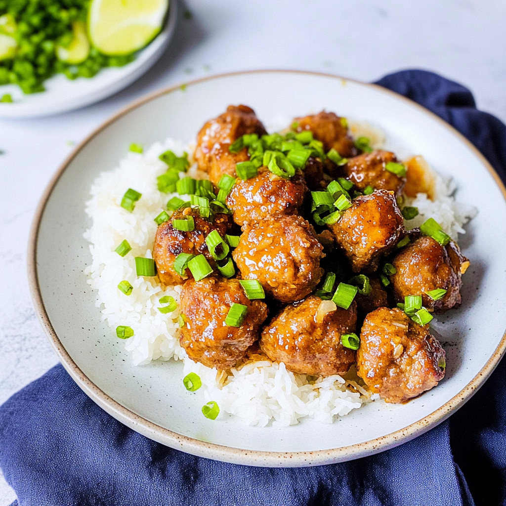 Pineapple Teriyaki Meatballs