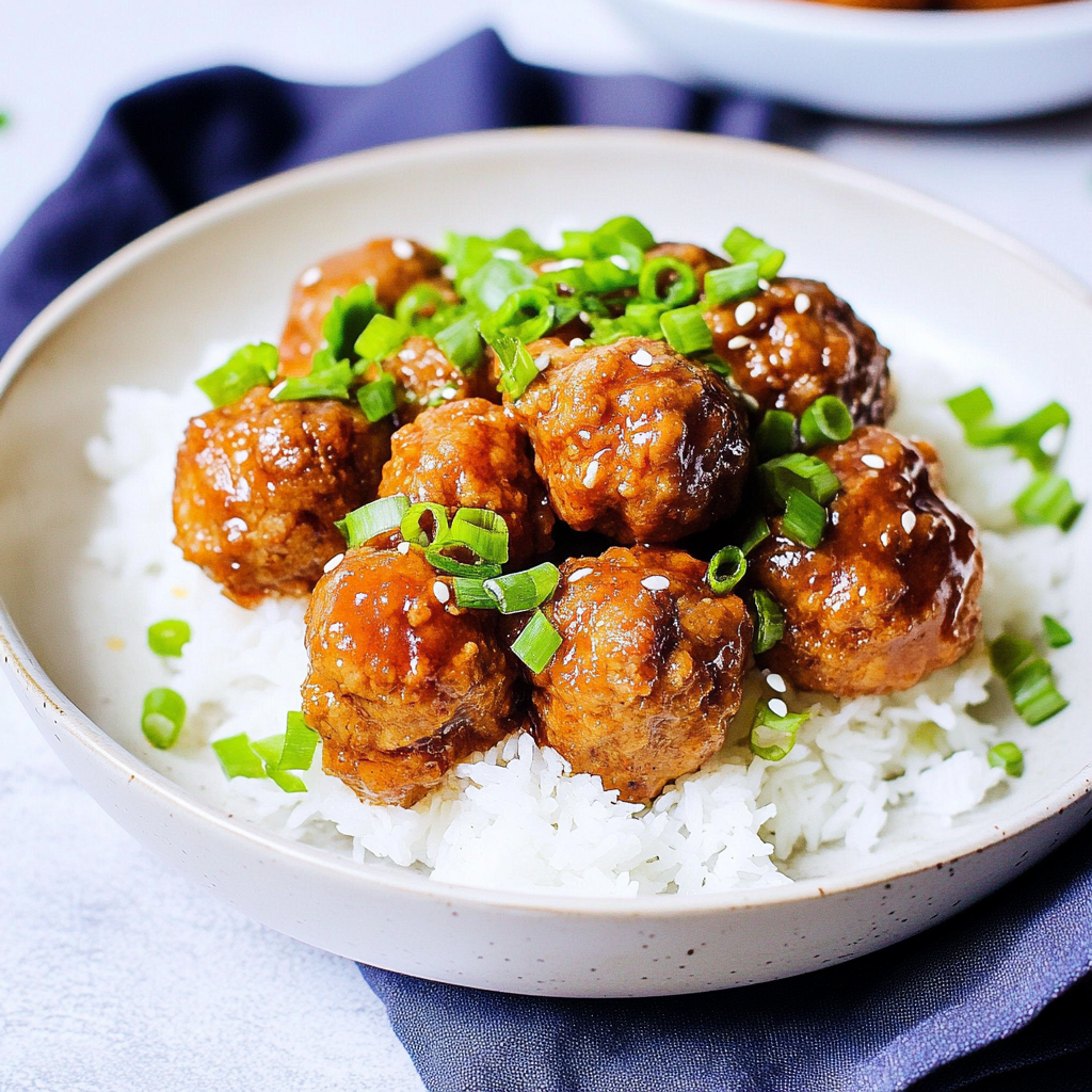 Pineapple Teriyaki Meatballs
