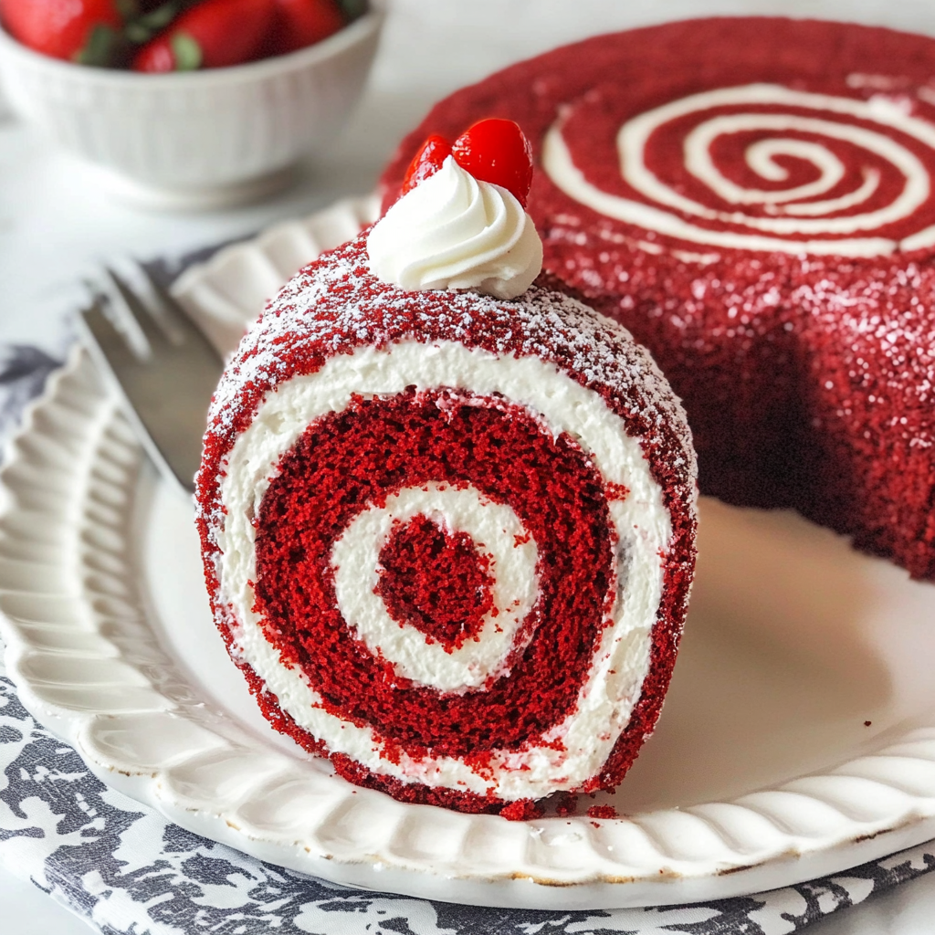 Red Velvet Cake Roll