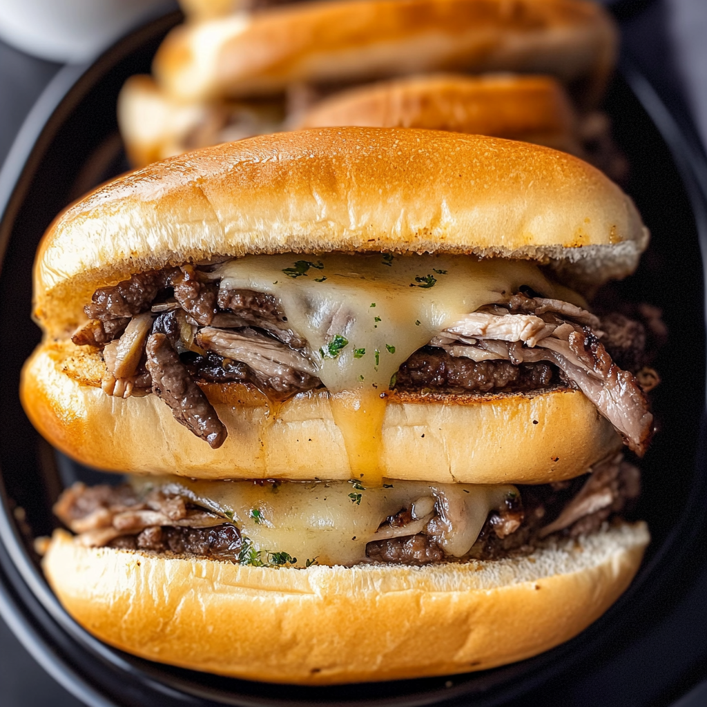 Slow Cooker French Dip Sandwiches