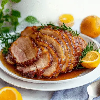 Slow Cooker Ham w/ Brown Sugar