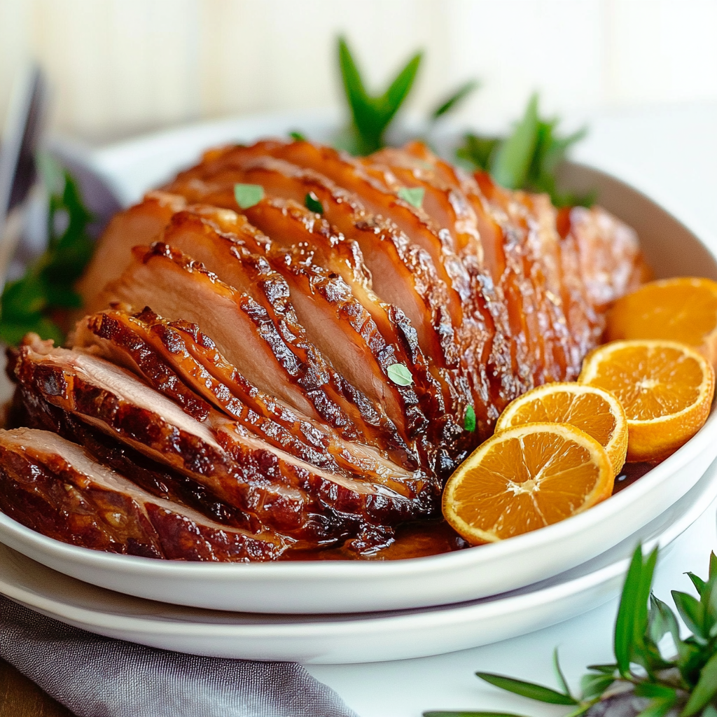 Slow Cooker Ham w/ Brown Sugar