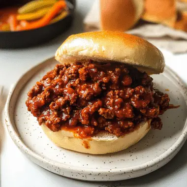 Spicy Sloppy Joes