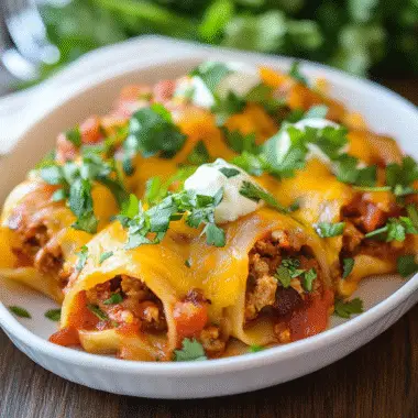 Taco Stuffed Shells