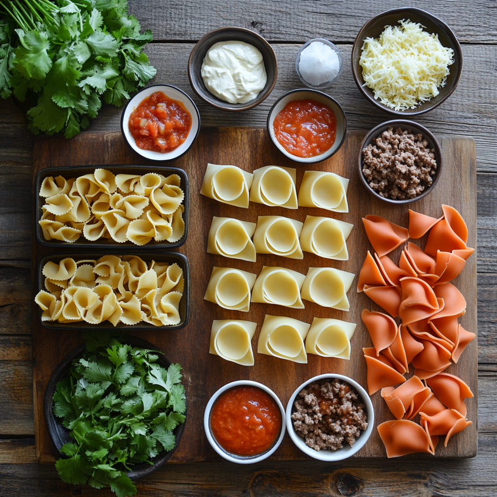 Taco Stuffed Shells ingredients
