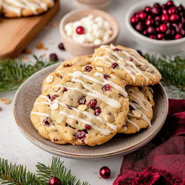 White Chocolate Cranberry Cookies