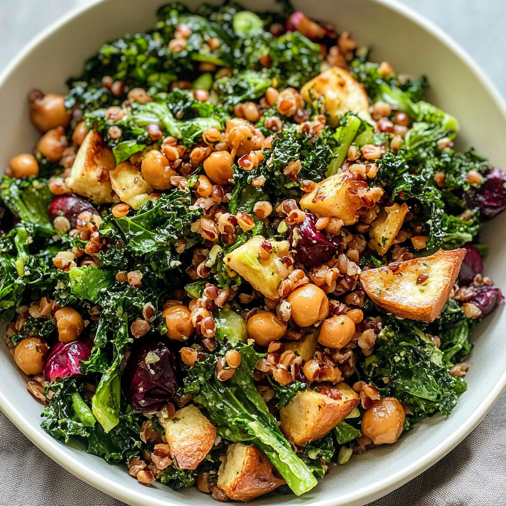 Winter Farro & Kale Salad