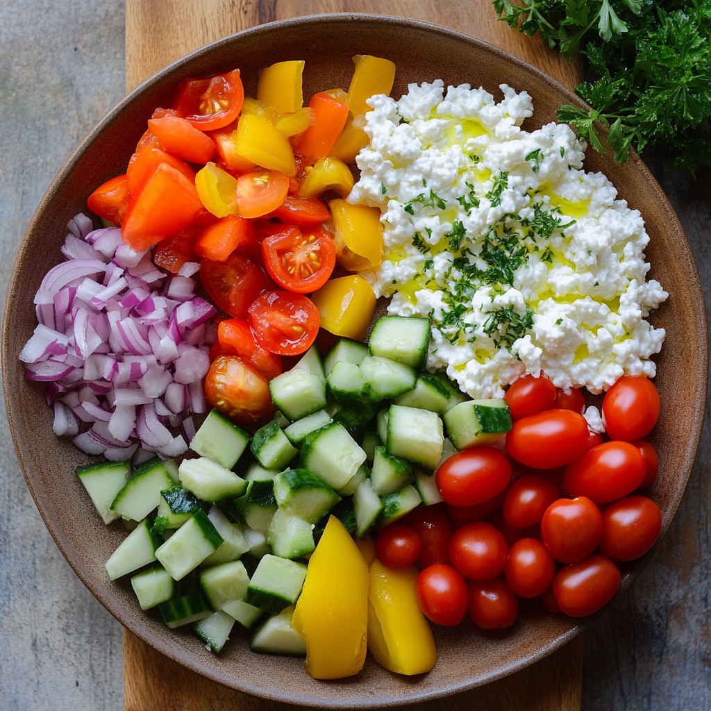 cottage cheese salad ingredients