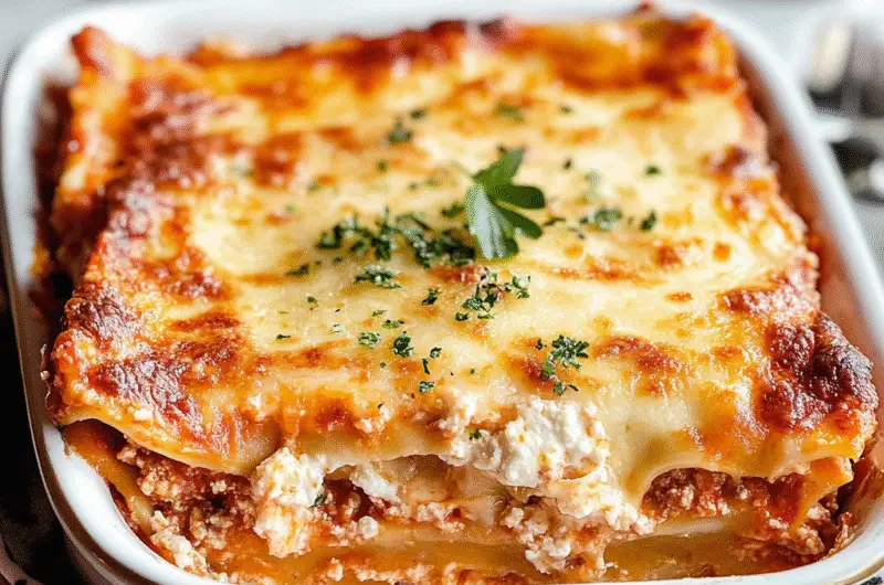 lasagna with cottage cheese