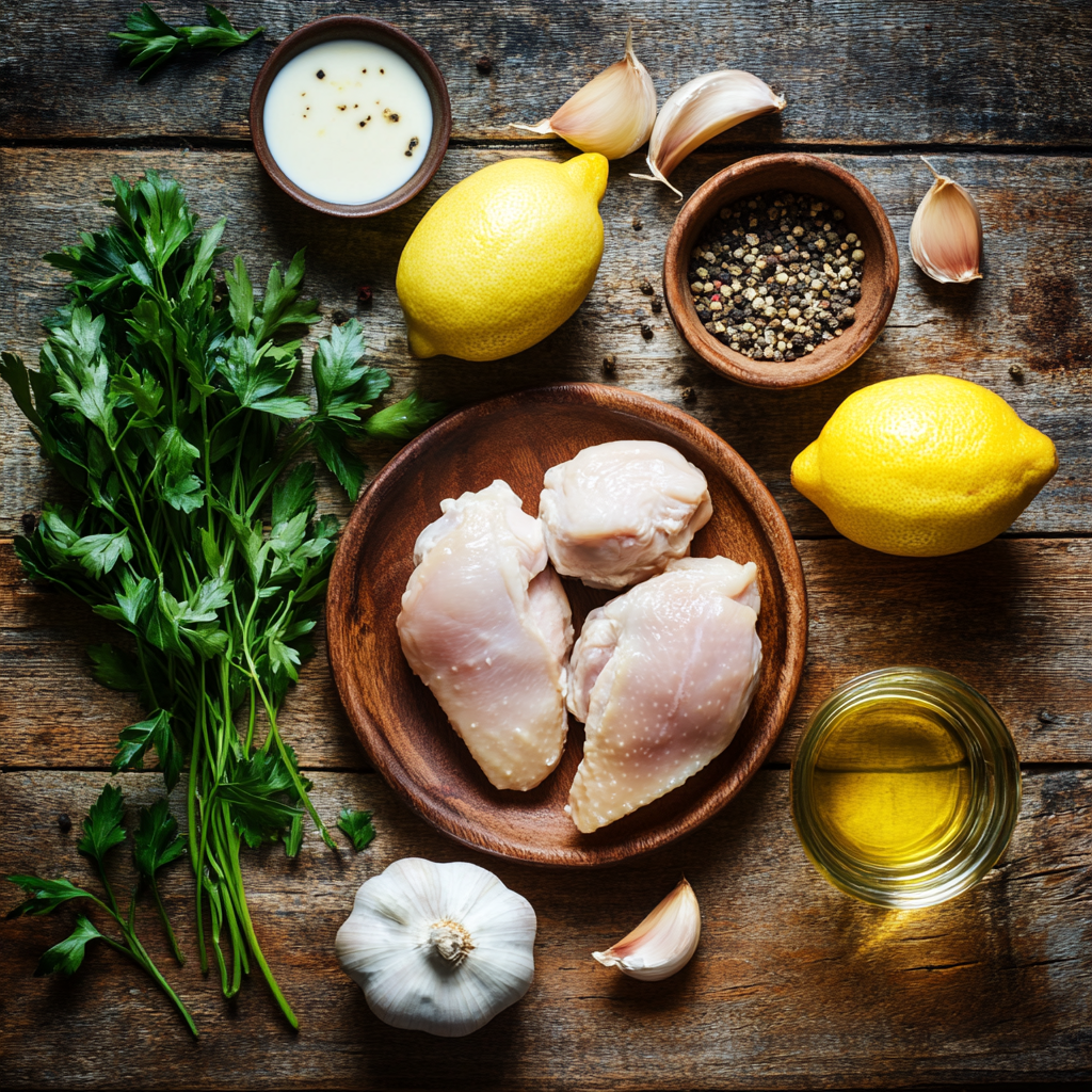 Creamy Lemon Pepper Skillet Chicken