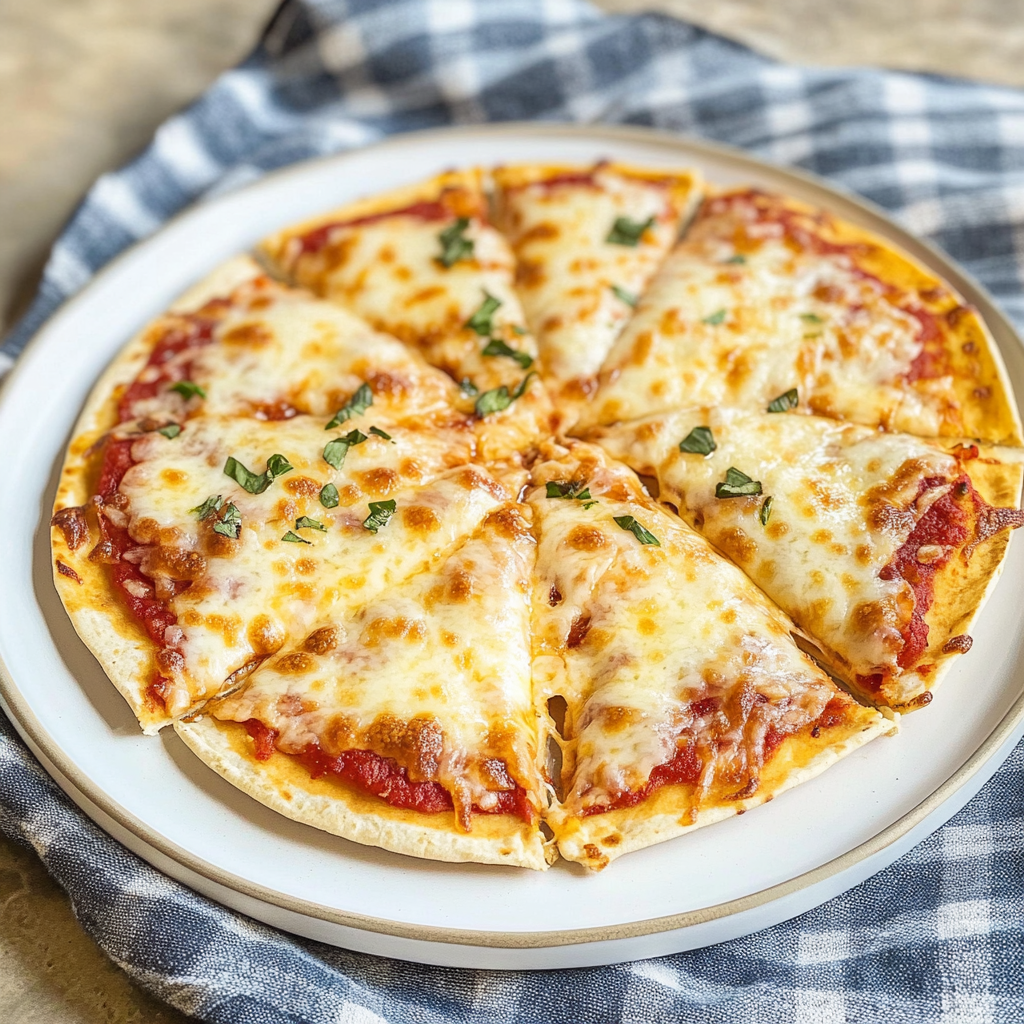 Air Fryer Tortilla Pizza
