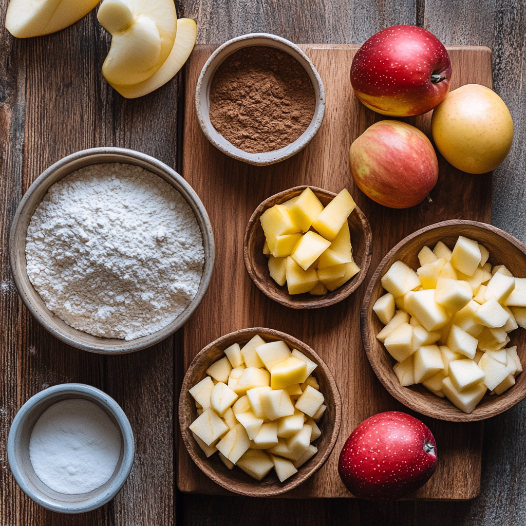 Apple Crisp Cookies ingredients
